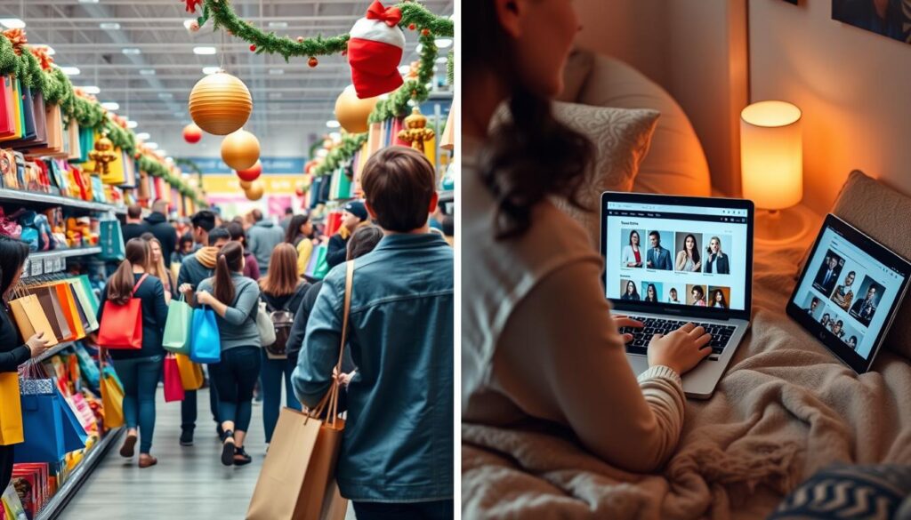 Shopping in stores vs online shopping pros and cons